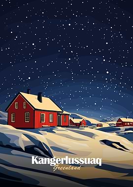 Greenland Night Scene
