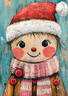 Smiling Christmas Girl