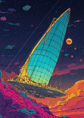 Eos IV Solar Spacecraft