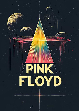 Pink Floyd Space Poster