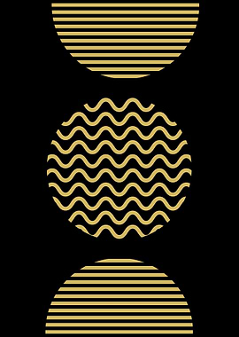 Gold Geometric Pattern