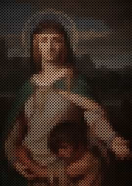 Saint Monica in a Landscape by Alexandre Cabanel