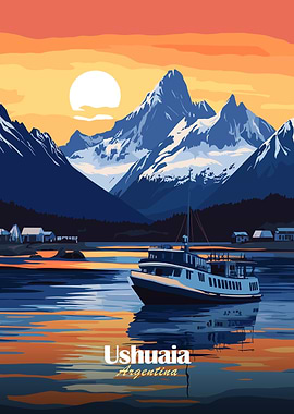 Ushuaia Argentina Sunset