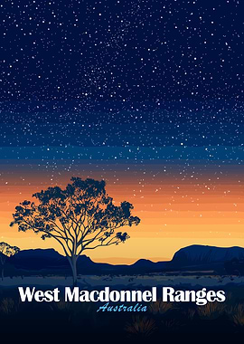 West MacDonnell Ranges Sunset