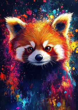 Red Panda Splash Art