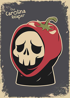 Carolina Reaper Skull