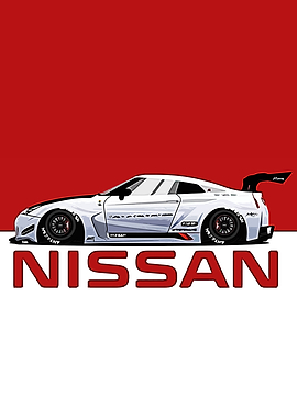 Nissan GT-R Side View