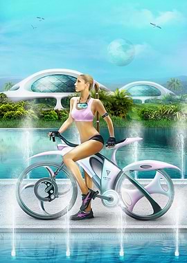 Futuristic Bike Ride