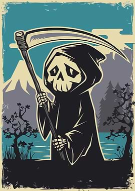 Grim Reaper Illustration