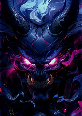 Demon Mask Artwork