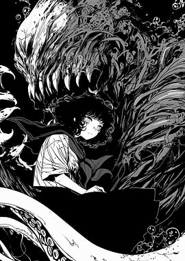 Girl and Sea Monster