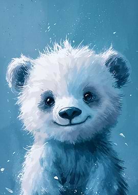 Smiling Polar Bear Cub