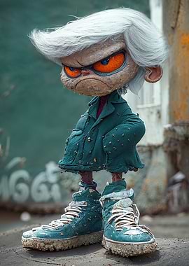 Angry Cartoon Figure