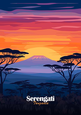 Serengeti Sunset