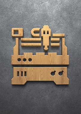 Wooden Router Icon