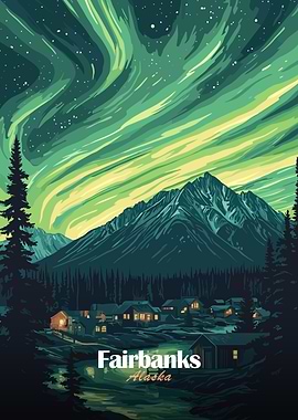Fairbanks Alaska Aurora Borealis