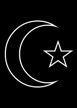 Crescent Moon and Star