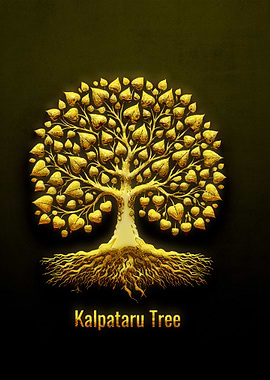 Golden Kalpataru Tree