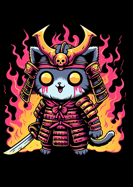 Samurai Cat