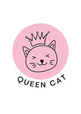 Queen Cat Illustration