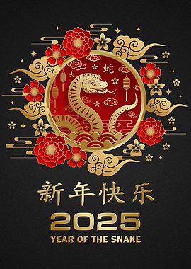 Chinese New Year 2025 Year of the Snake