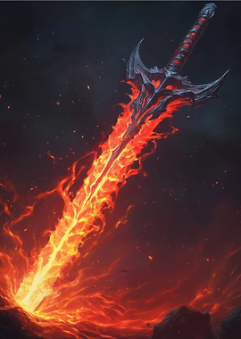 Flaming Sword