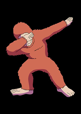 Dabbing Monkey Orangutan