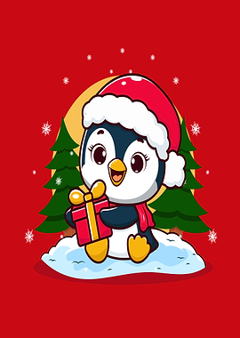 Cute Penguin Christmas