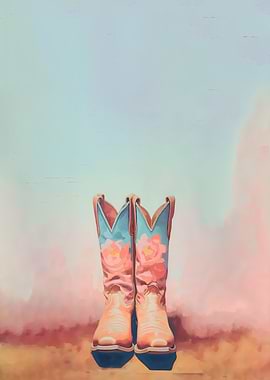 Floral Cowgirl Boots