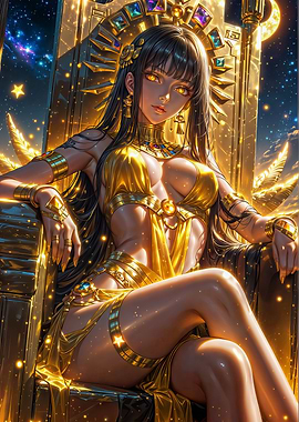 Golden Goddess Throne