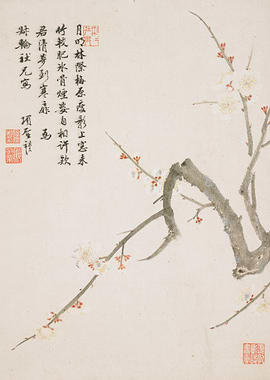 Japanese Plum Blossom Painting