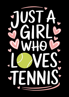 Tennis Girl Graphic