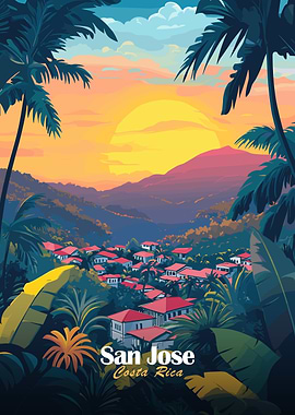 San Jose, Costa Rica Sunset