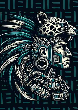 Jaguar Warrior Illustration