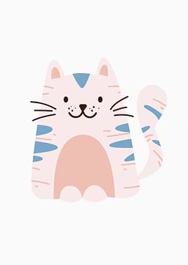 Cute Cartoon Cat