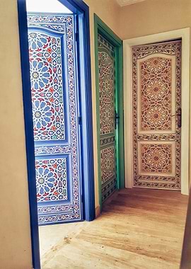 Intricate Moroccan Doors