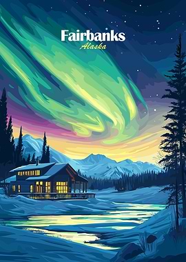 Fairbanks Alaska Aurora Borealis