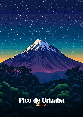 Pico de Orizaba Mountain