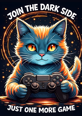 Gamer Cat Dark Side