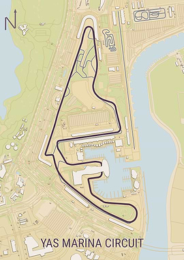 Yas Marina Circuit Map