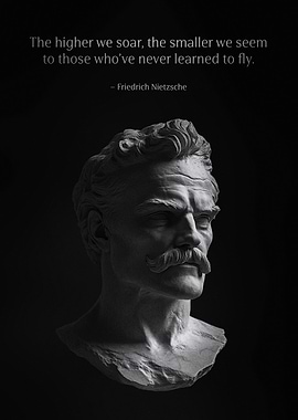 Nietzsche Bust Quote