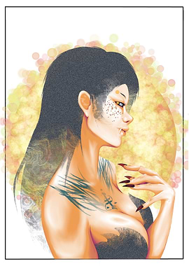 Gold' Poster, picture, metal print, paint by Kincumi | Displate