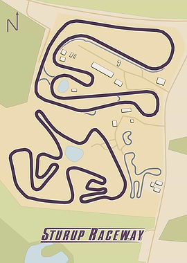 Sturup Raceway Track Map