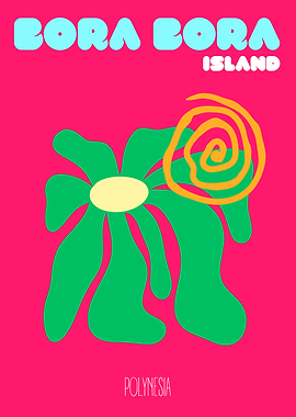 Bora Bora Island Poster