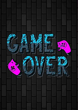 Game Over Text Art