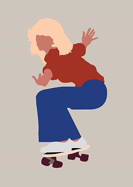 Farrah Fawcett Skateboard