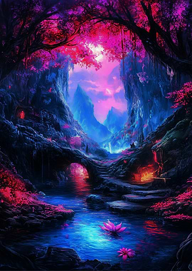 Fantasy Forest River