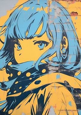 Anime Girl Graffiti