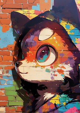 Colorful Furry Graffiti