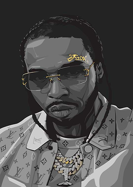 Pop smoke Rapper Portrait